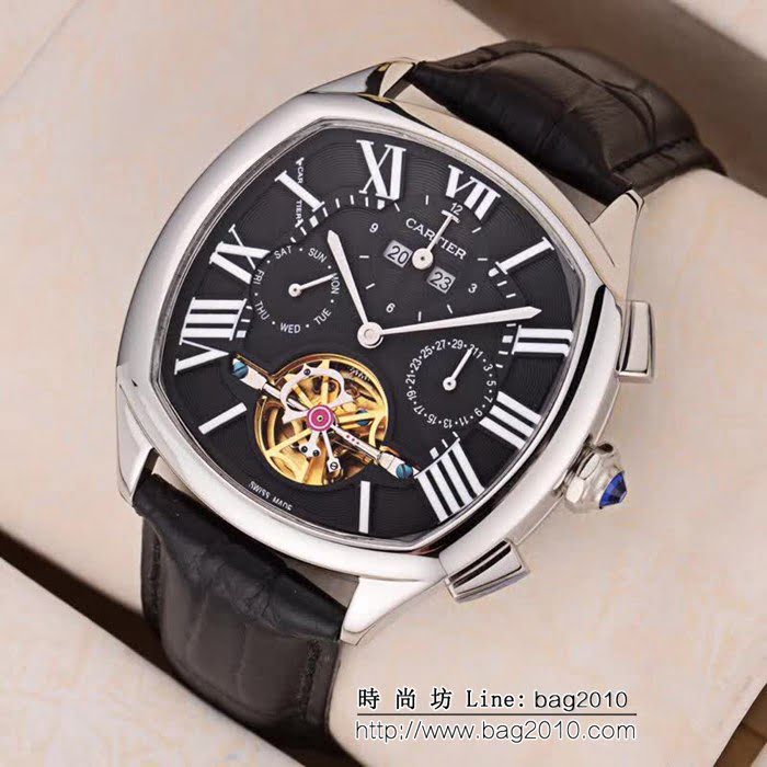 CARTIER卡地亞 新品上市 多功能 精品男士腕表 WSS0966